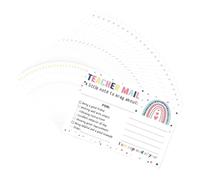 Pack of 25 Classroom Incentive Cards Positive Behavior Card Students Reward Card Teacher Notes for Student Kid Classroom Student Motivation Tool
