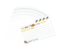 Pack of 25 Classroom Incentive Cards Positive Behavior Card Students Reward Card Teacher Notes for Student Kid Classroom Student Motivation Tool
