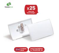 DURABLE Executive Name Badge with Combi clip 821419 102 x 252 mm Pack of 25