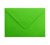 Pack of 25 Electric Green Neon 162mm x 229mm Gummed 100gsm C5 (to fit A5) Coloured Envelopes