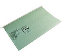Pack of 25 Green A4 Hanging Suspension Files Tabs Inserts Filing Cabinet Folders