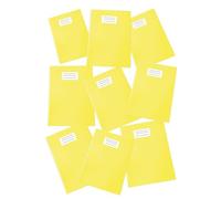 Pack of 25 Maxi Cover/Notebook Cover Coloured Lacquered, Not Transparent, f.to A4 - Yellow