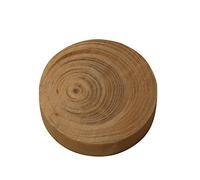 Pack of 25 Natural Branches Made of Spruce Diameter 35 mm - Branch Dowels with Chamfer Height 9 mm - Branch Plug Diameter 35 mm