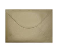 Pack of 25 Pure Gold Pearl 152mm x 216mm Gummed 100gsm Large A5 Cards Coloured Envelopes