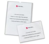 Pack of 25 Rexel Nyrex Card Holders, A5, Clear Open Top - (RX12093)