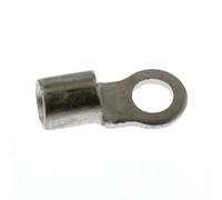 Pack of 25 SeKi Ring Cable Lugs 4.0-6.0 mm², M4 I Crimp Cable Lugs Uninsulated I for Multi, Fine-Wire Conductors I Press Cable Lug Made of Tinned Copper