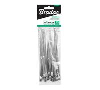 PACK OF 25 Stainless Steel Metal Cable Ties Zip Wrap Straps, All Sizes
