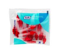 Pack of 25 TePe Interdental Brushes - Red 0.5mm (TEP0033)