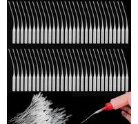 Pack of 250 Glue Micro Tips, Superglue Syringe, Adhesive Applicator Tips, Glue Extender Applicator Plastic Adhesive, Plastic Glue Bottle Tips Glue Extender, Pipettes Plastic