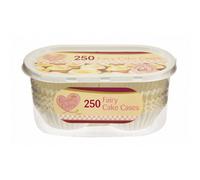 Pack Of 250 Queen Of Cakes Fairy Cup Cake Cases