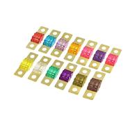 Pack of 26 Midi Fuse, Mega High Current Fuse Screw Fuse 32 V 20/30/40/50/60/70/80/90/100/125/150/175/200 Amp, Car High Current Fuses for Cars Trucks Construction Vehicles