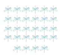 Pack of 28 Acrylic Beads in Unique Bowknot Designs Elegant Crafting for Bracelets Necklaces and Earrings Sparkling Hair Accessory Beads