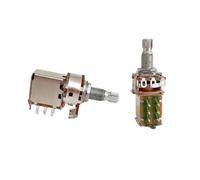 Pack Of 2pcs Bass Bayonets Long Split Shaft Potentiometer Taper Pots Guitar Bass Volumes Tone Control Accessories Guitar Control Pots Potentiometer