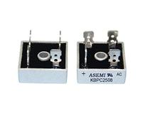 (Pack of 2pcs) KBPC2508 ASEMI Through Hole Square Rectifier Bridge Diode 800v 25amp 800V can replace KBPC2506/KBPC2504