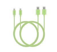 [Pack of 2pcs] MaGeek® 6ft / 1.8m Premium Extra Long Micro USB to USB Cable High Speed USB 2.0 A Male to Micro B for Samsung, HTC, Sony, Motorola, LG, Google, Nokia and More(Green)