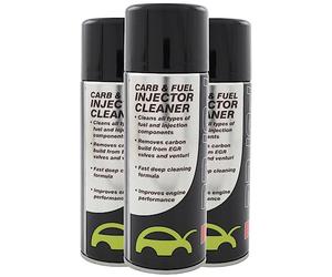 (Pack of 3) 400ml Carb & Fuel Injector Cleaner - Carburettor Carbon Cleaner Spray