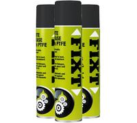 (Pack of 3) 400ml White Spray Grease with PTFE - Waterproof Spray Lubricant