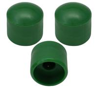 Pack of 3 6mm Round Hole Solid Colour Domed Top Guitar Tone/Volume Control Knob (Green)