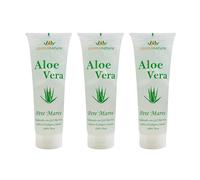 Pack of 3 Aloe Vera Gel 100% Organic from the Canary Islands Cosmonatura - 3 x 250 ml | Moisturising, Soothing & Regenerating | With Vitamins A, E & Pro-Vitamin B5