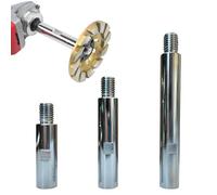 Pack of 3 Angle Grinder Extension, Polisher Extension Shank, Long Neck Angle Grinder M14, Angle Grinder Extension Bar Hat 75 mm/100 mm/140 mm, Suitable for Polishing Machines, Angle Grinders
