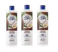 Pack of 3 Avon Care Coconut Hydrating Body Lotion x 400ml = 1200ml for Normal to Extra Dry skin