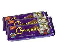 PACK of 3 BAGLEY - CHOCOLINES Chocolate Cookies - The authentic Argentine cookies - Chocotorta special pack - 3 PCS