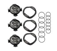 Pack of 3 Bicycle Computer Mount, Bicycle Handlebar Mount Compatible Bicycle Mount Stem Mount for Garmin GPS Holder with Garmin Edge 200 500 510 520 800 810 1000 Igpsport Igs50 Igs618