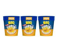 Pack Of 3 - Big Super Noodles 100g - Chicken - Low In Fats High In Protein - Simply Mix With Hot Water - Ready And Piping Hot In Just 4 Minutes - Enjoy Curry Delicious Noodles - Noodle Instant Snack
