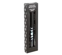 Pack of 3 Black Taper Candles