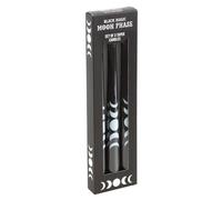 Pack of 3 Black Taper Candles