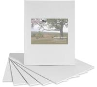 (Pack of 3) Blank Canvas Panels Boards 100% Cotton for Acrylic & Oil Painting (20 x 25cm)