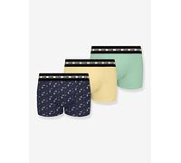 Pack of 3 boys' boxers with gameboy pattern Ecodim yellow