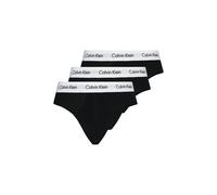 Pack of 3 Briefs in Cotton Plain Black