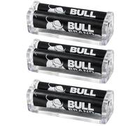 Pack of 3 BULL BRAND Original Plastic Cigarette Rolling Machine | Compact & Durable Manual Cigarette Roller | Easy Consistent Rolls Every Time | Lightweight Pocket-Size Rolling Accessory