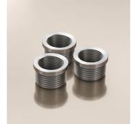Pack of 3 Bushing Adapter Connector 20mm Female Inner x 3/4" Male Outer BSPT Thread Converter Reducing Bush Nipple for Conduit Pipe Metal Bush for Pipe Fitting Male-Female Connection