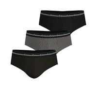 Pack of 3 Business Print Low Rise Briefs Black+Camel