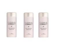 Pack of 3 Clean & Correct Nail Enamel Remover - Acetone free with Honeysuckle scent - 3 x 150ml by Avon