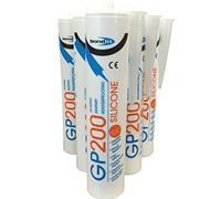 (PACK OF 3) CLEAR (Translucent) Silicone Sealant Bond it GP200 mould resistant bathroom glazing sealant by Bond-It