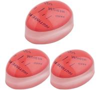 Pack of 3 Colour Changing Egg Timer, Heat Sensitive Egg Timer in Boil Water for Kitchen,Soft, Medium and Hard Boiled Eggs - Safe Durable Kitchen Tool - Gift and Home Use Orange