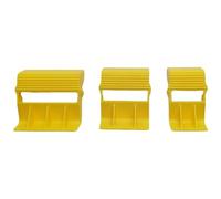 Pack of 3 Compact Tape Dispenser for Masking and Painter’s Cutter Ideal for Craft Projects and Art Art Supplies (Yellow, One Size)