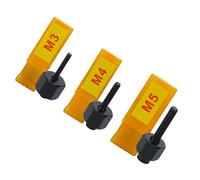 Pack of 3 Complete Rivet Nut Head Set Including 3mm to 10mm for Comprehensive Fastening Solution Assembly and Repair Projects Anti Rotation Rivet Nut