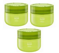 Pack of 3 Deliplus Olive Oil Body Creams with Shea Butter [3 Jars x 300 ml]