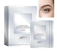 Pack of 3 Dissolving Microneedle Eye Patches,Micro Needle Patches,Anti Wrinkle P/atches,Nano Microneedle Patch E/ye Masks with Hyaluronic,under Eye Gel P/atches,E/ye Masks for Puffy Eyes,Ey/e Pads