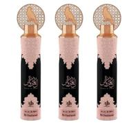 Pack of 3, Durrat Al Aroos Air Freshener Elegant Floral & Musky Scent, Long-Lasting Home & Car Spray 300ML