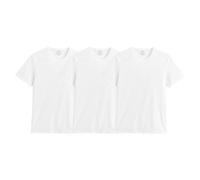 Pack of 3 Ecodim T-Shirts in Cotton with Crew Neck white + white + white