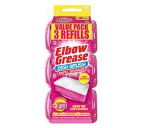 Pack Of 3 Elbow Grease Pink Dish Brush Refills