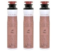 Pack of 3, Fakhar Women Air Freshener 300ML, Rose Gold, Luxurious & Long-Lasting Room Spray, Oriental & Floral Fragrance, Perfect for Home, Office, & Car, Instantly Refreshes Any Space