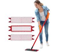 Pack of 3 Floor Mop Replacement Covers Compatible with Vileda Ultramax 2 in 1, Mop Replacement Microfibre Mop Replacement, Easy to Attach