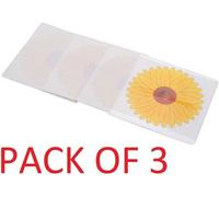 Pack Of 3 Fly Window Sticker Traps Insect Bug Catcher Sunflower Home Glue