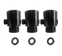 Pack of 3 G1/2 Flows Restrictor Shower Valves Water Flowing Regulators ABS Water Saving Control for Handheld Showerheads Shower Stop Valves